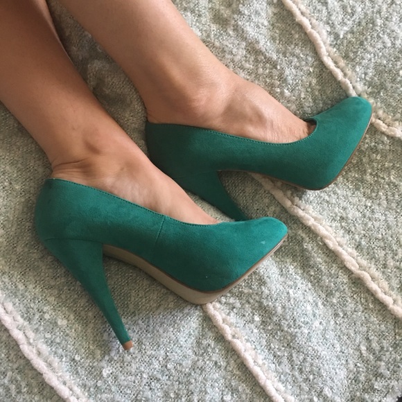 Xappeal Shoes - Teal X-Appeal Pumps